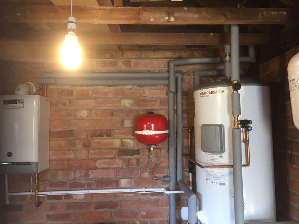 Combi Boiler Conversion with New Unvented Cylinder System