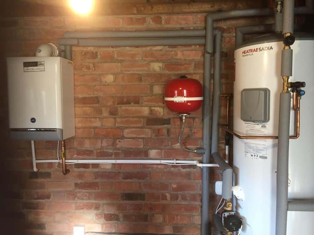 Combi Boiler Conversion with New Unvented Cylinder System